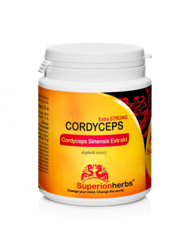 Cordyceps, Extrakt 40 % polysacharidů, 15 % manitolu